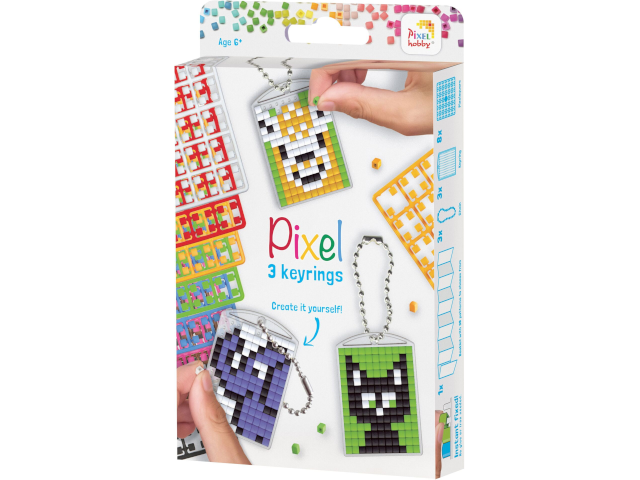 Pixel Medaillon Set Tiere