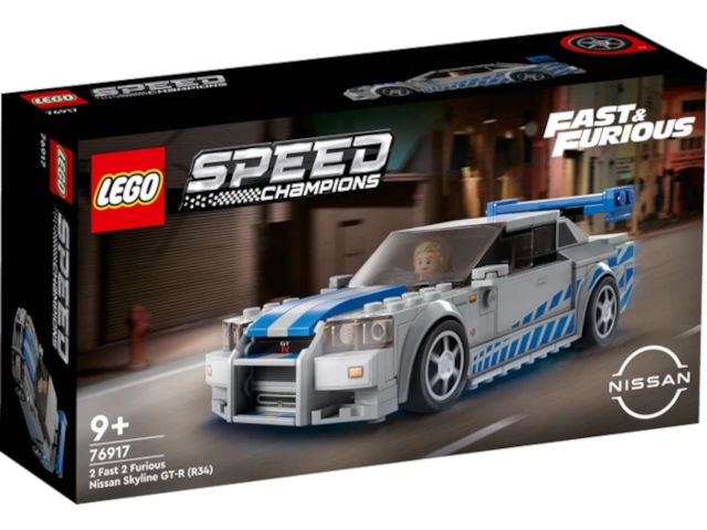 2 Fast 2 Furious - Nissan, Skyline GT-R (R34), Lego Speed