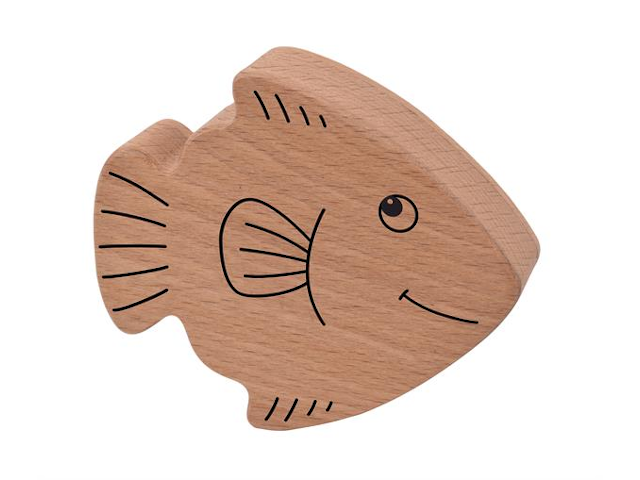 Holzrassel Fisch