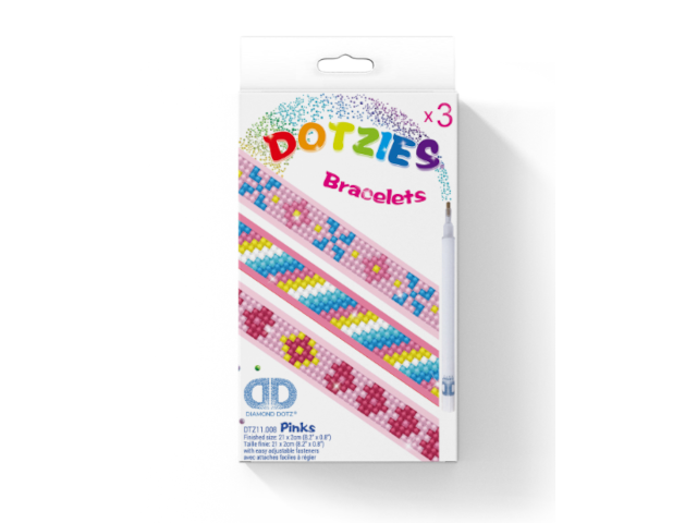 Dotzies Armbänder Pink