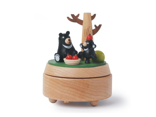 Musikbox Mini Schwarzbär