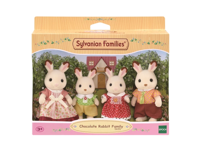 Schokoladenhasen Familie