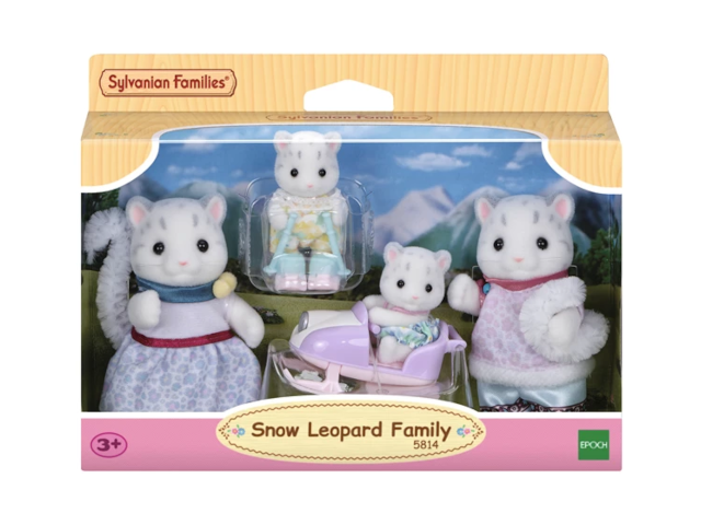 Schneeleoparden Familie