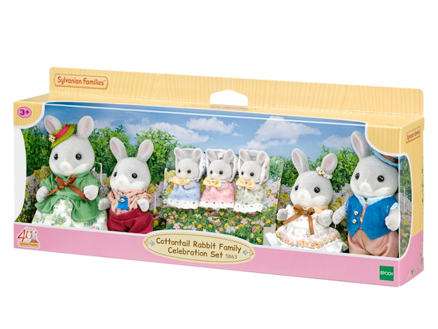 Waldkaninchen Familie / Festtag