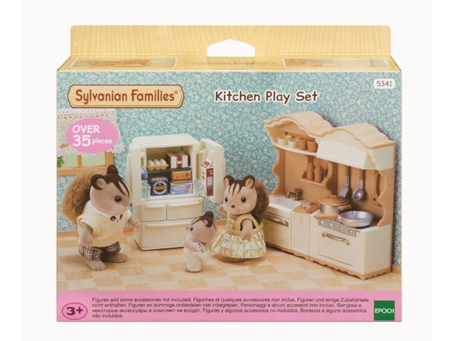 Landhaus Küche mit Kühlschrank