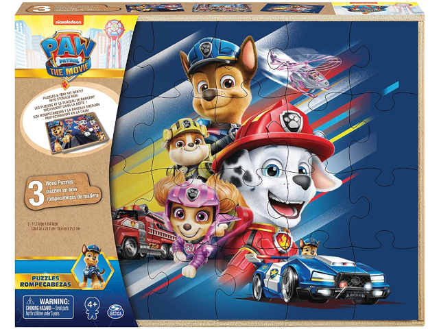 Paw Patrol 3x24tlg. Holz Puzzles