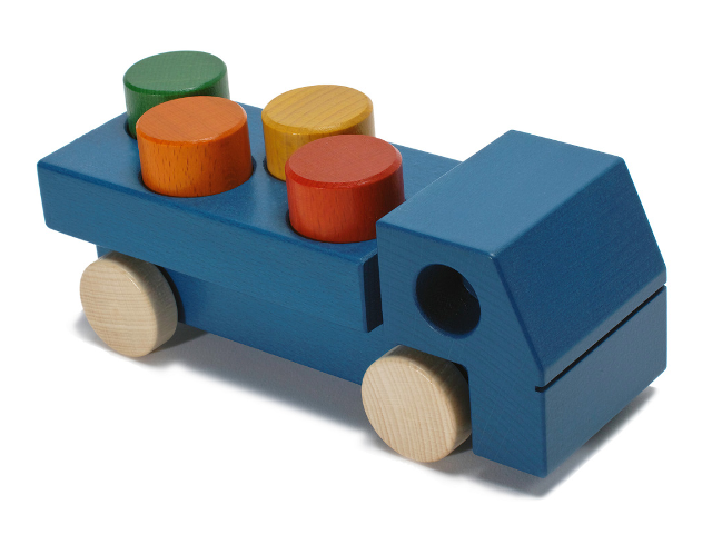 Lastauto blau