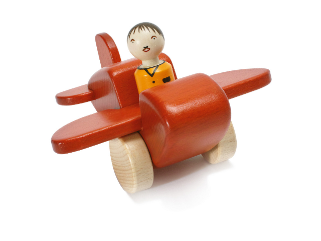 Flugzeug Maja rot