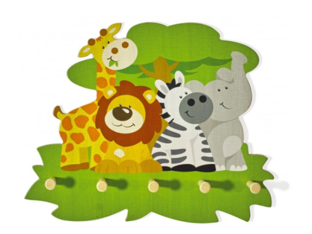 Garderobe Tierversammlung Wildtiere