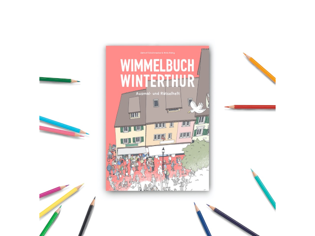 Wimmelbuch Winterthur Ausmal- und Rätselheft