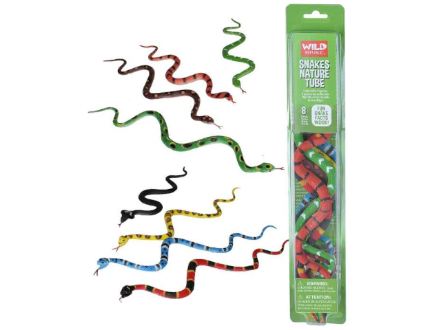 Natur Tube Schlangen 8-teilig