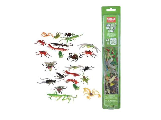 Natur Tube Tier Insekten 24-teilig