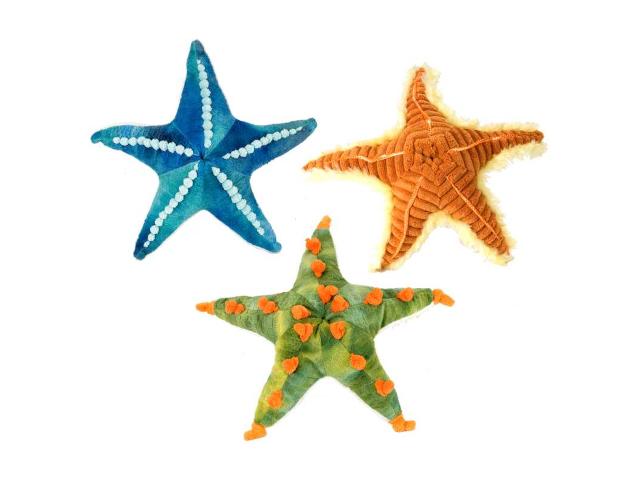 Plüsch Seestern 3-farbig assortiert