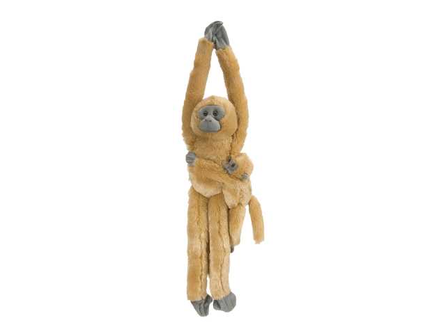 Plüsch hängendes Langur Äffchen mit Baby 50 cm