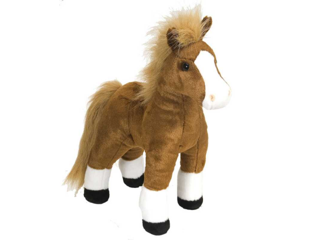 Plüsch Pferd stehend braun 30 cm Cuddlekin