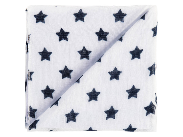 Baby Gaze 60 x 60cm marine (Sterne)