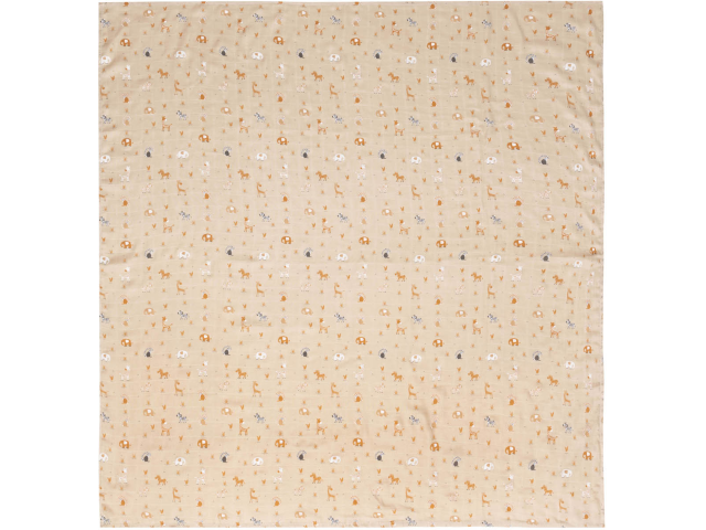 Muslin Tuch 110 x 110 Steppe